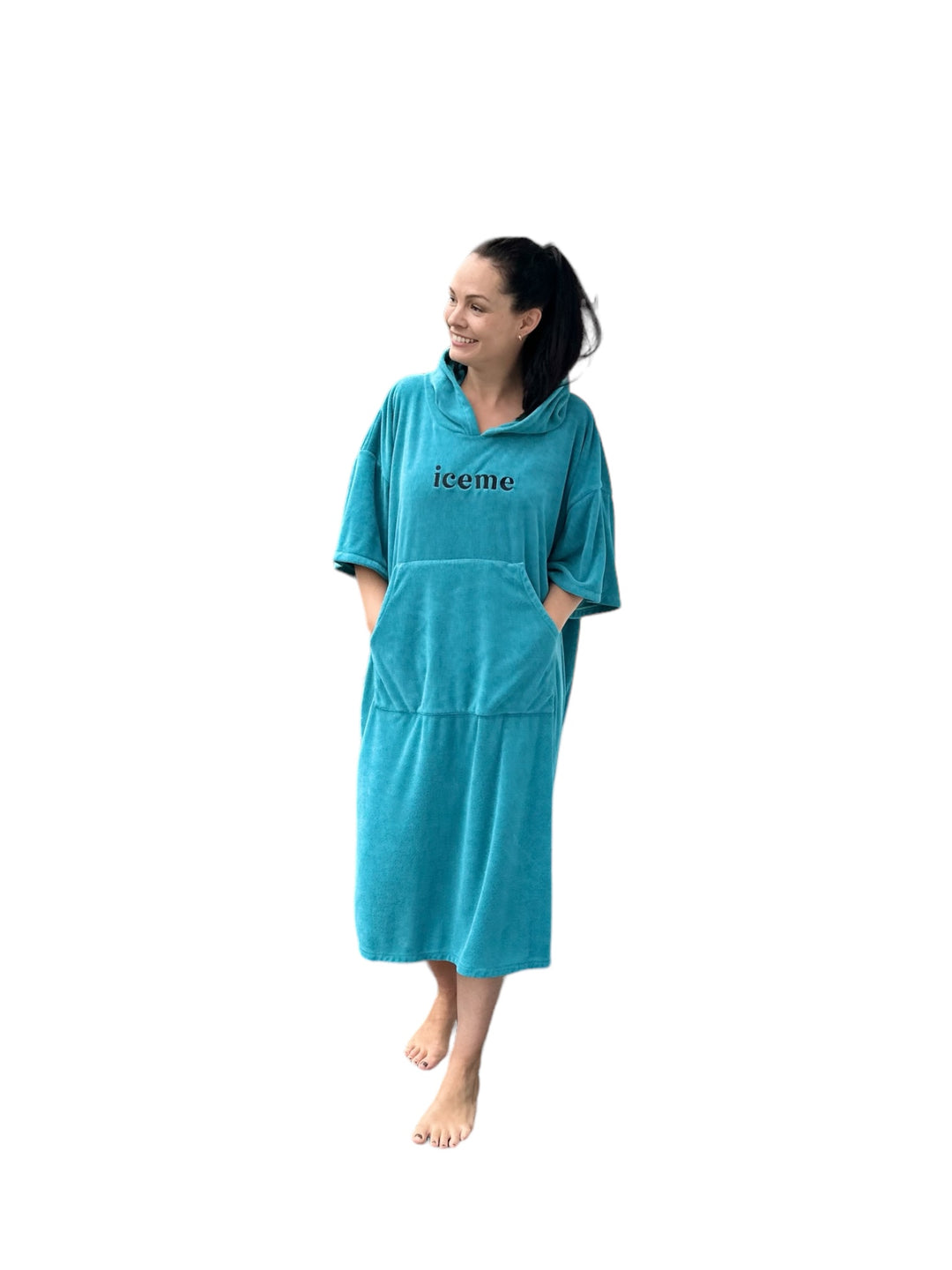 Change poncho Sea green