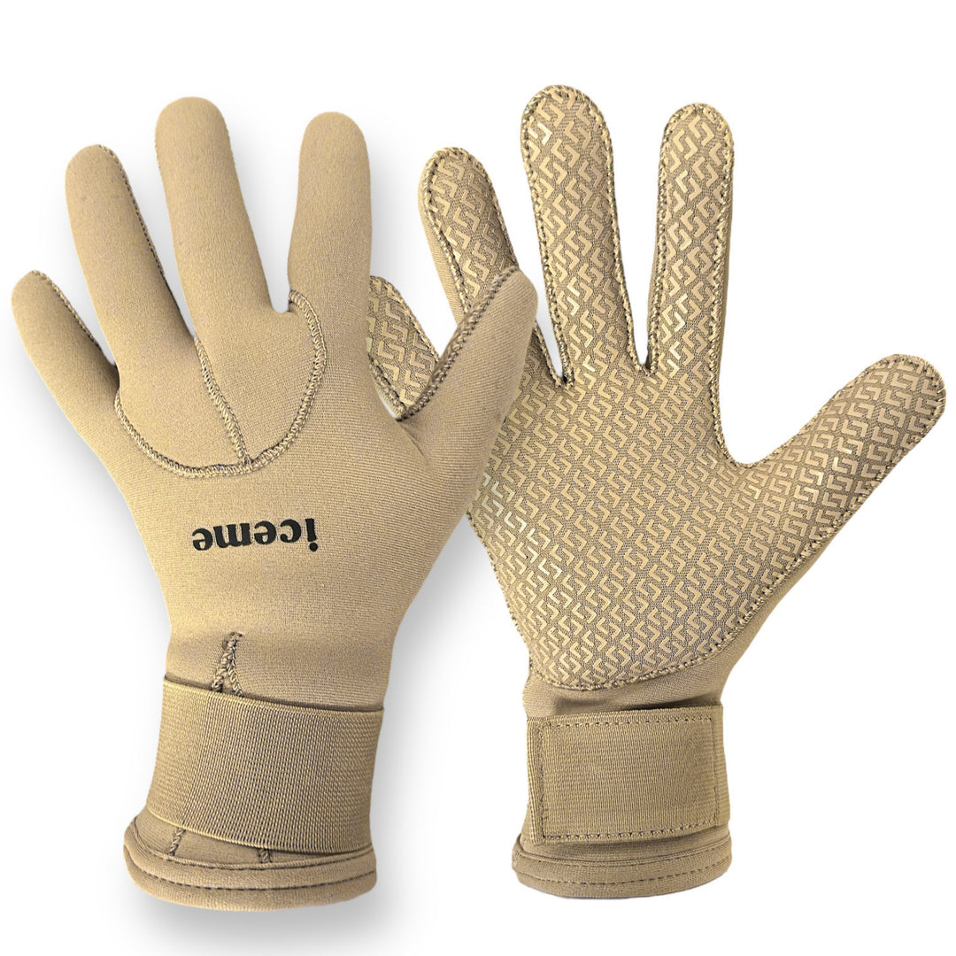 Neoprene gloves - Camel