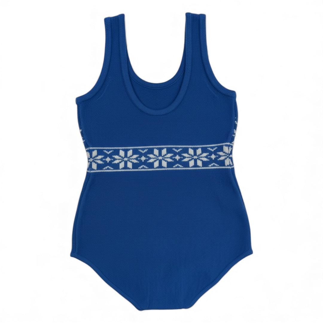 Ull-badedrakt Skåbu - Vinterhav mønster