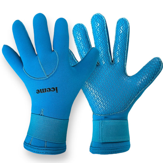 Neoprene gloves - Azure Blue