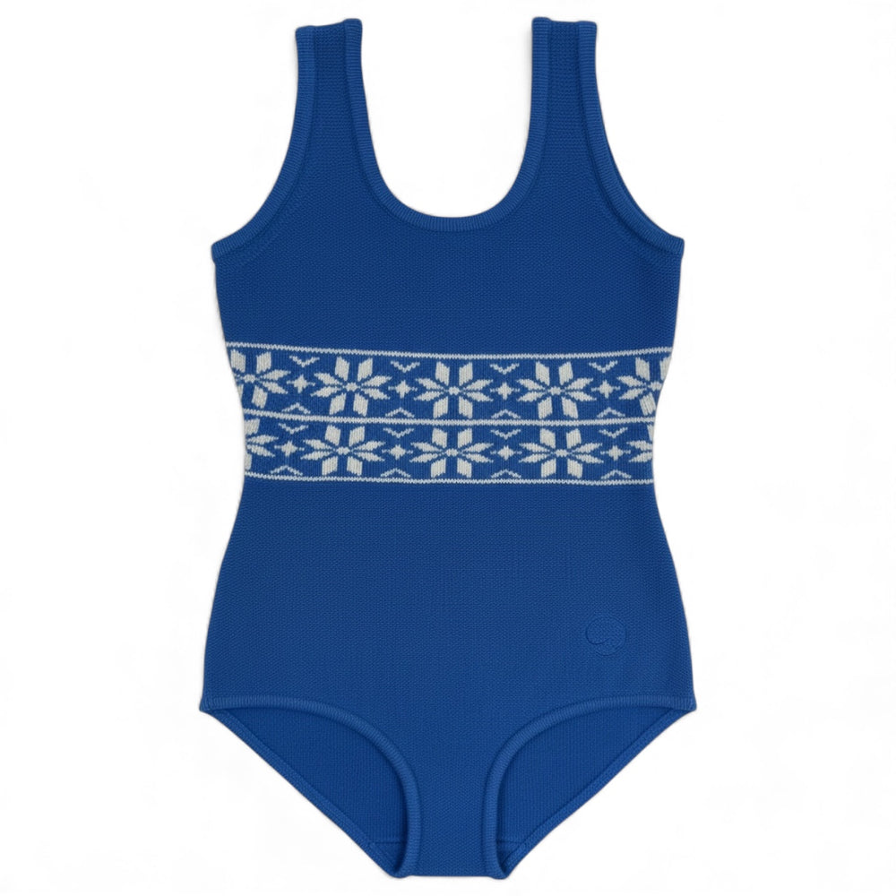 Ull-badedrakt Skåbu - Vinterhav mønster