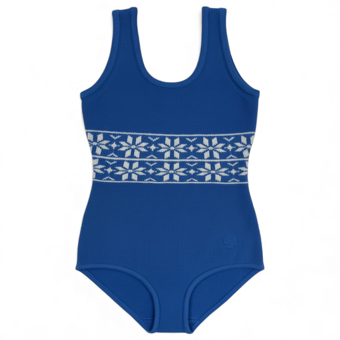 Ull-badedrakt Skåbu - Vinterhav mønster