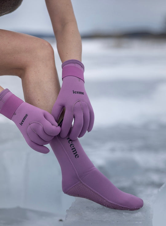 Isbadekit: hansker og sokker - Syrin