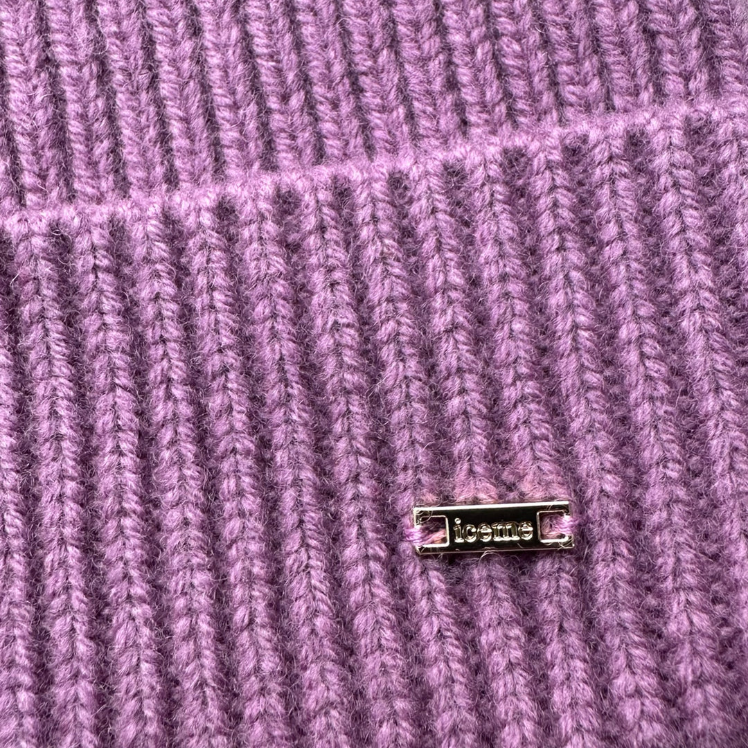 Iceme wool beanie- Lilac